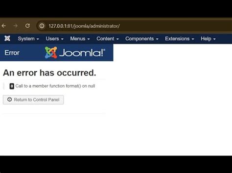 Error 'Call to a member function format' .